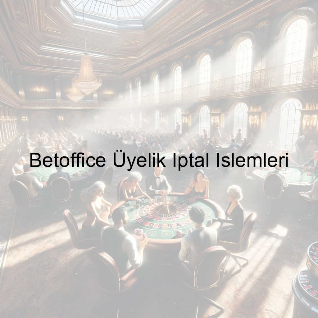 Betoffice üyelik iptali